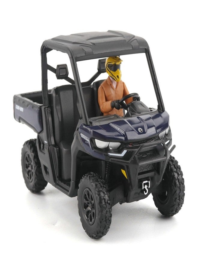 دايكاست ماسترز نموذج مصغر من المعدن المصبوب من شركة Diecast Masters BRP Bombardier Models بمقياس 1:32، طراز Can-Am Defender XT HD9 - أزرق بحري | رقم المنتج 60032 - Image 3